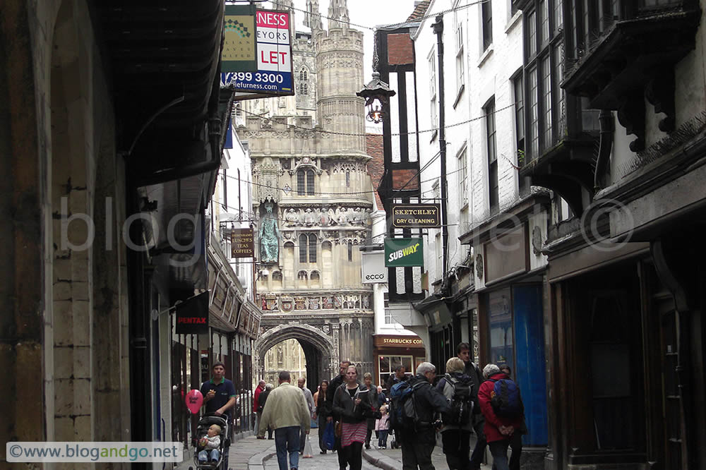 View leading to the Cathedral